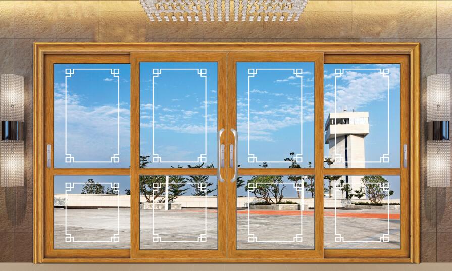 门业图片-铝合金门窗佛山康盈制造时尚家居推拉门与现代中式铝合金门窗，你喜欢吗KY-50--图片