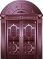 门业图片-厂家直销各类别墅铜门，铜门，双扇铜门XY-28图片